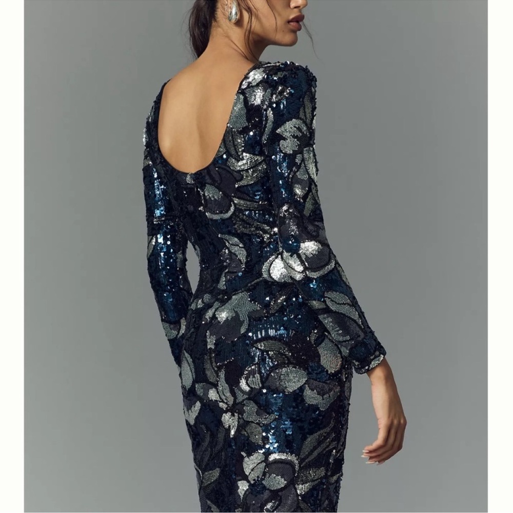 Natalie Elegant Sequin Evening Dress - Picture 3 of 10